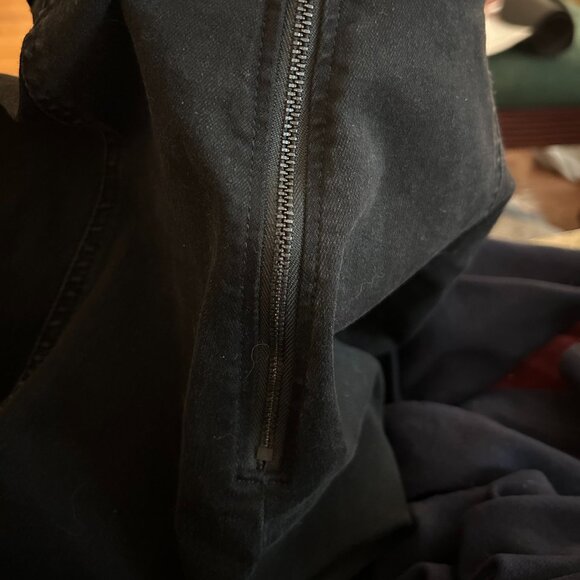 NWOT 1.State Denim Black Mini A-Line Paneled Skirt 28 - Picture 15 of 15